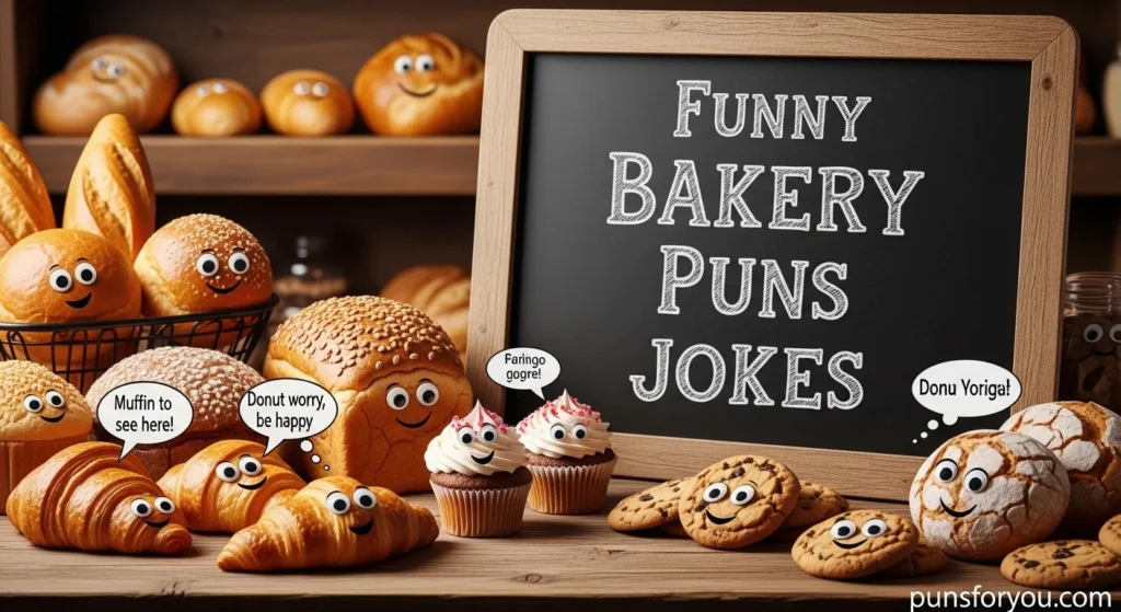 Funny Bakery Puns Jokes