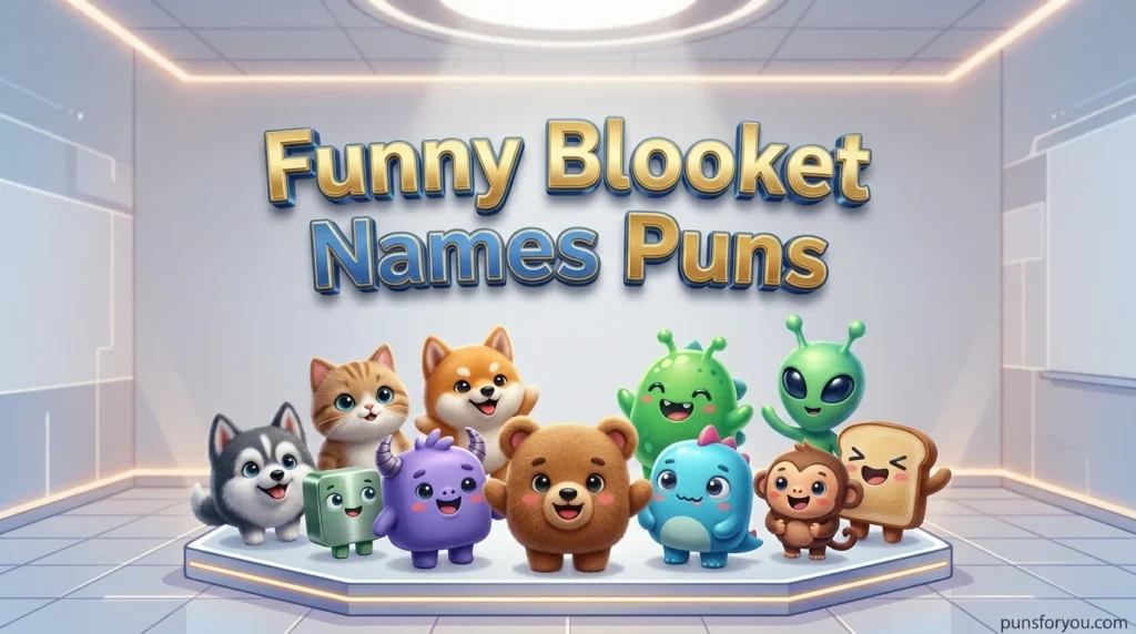 Funny Blooket Names Puns