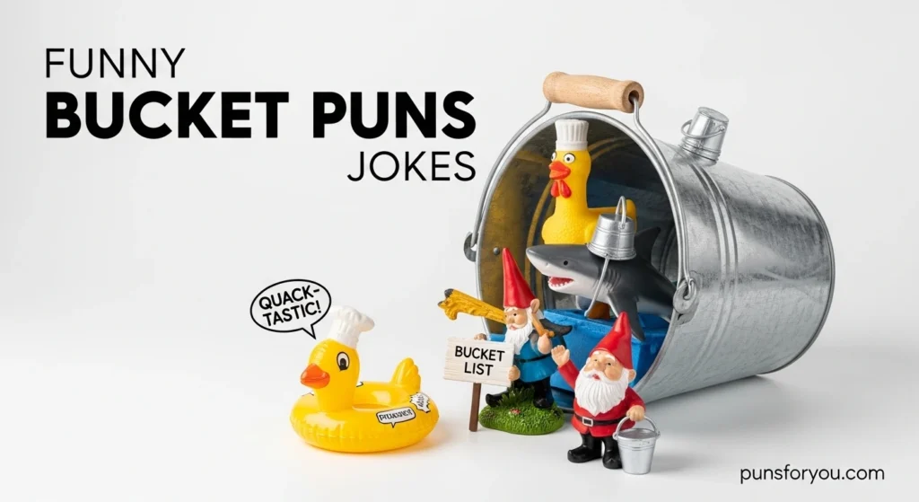 Funny Bucket Puns Jokes
