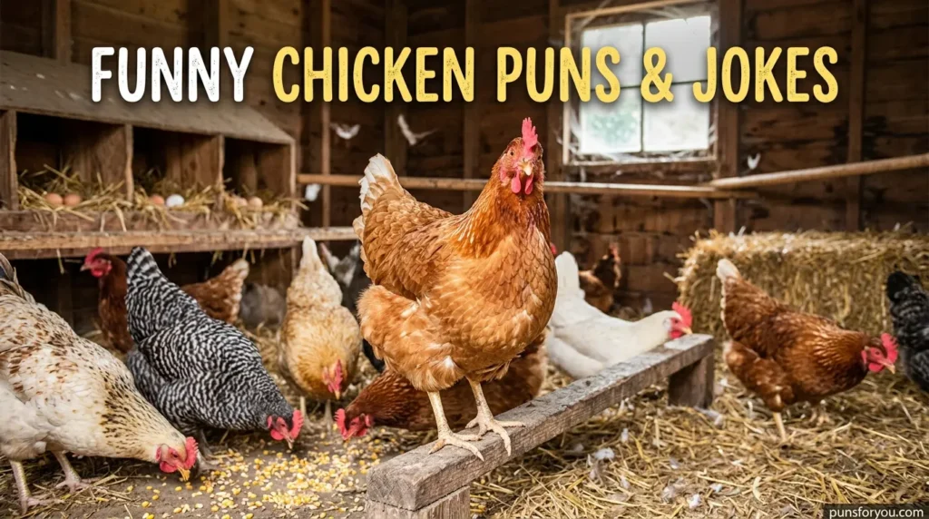 Funny Chicken Puns Jokes