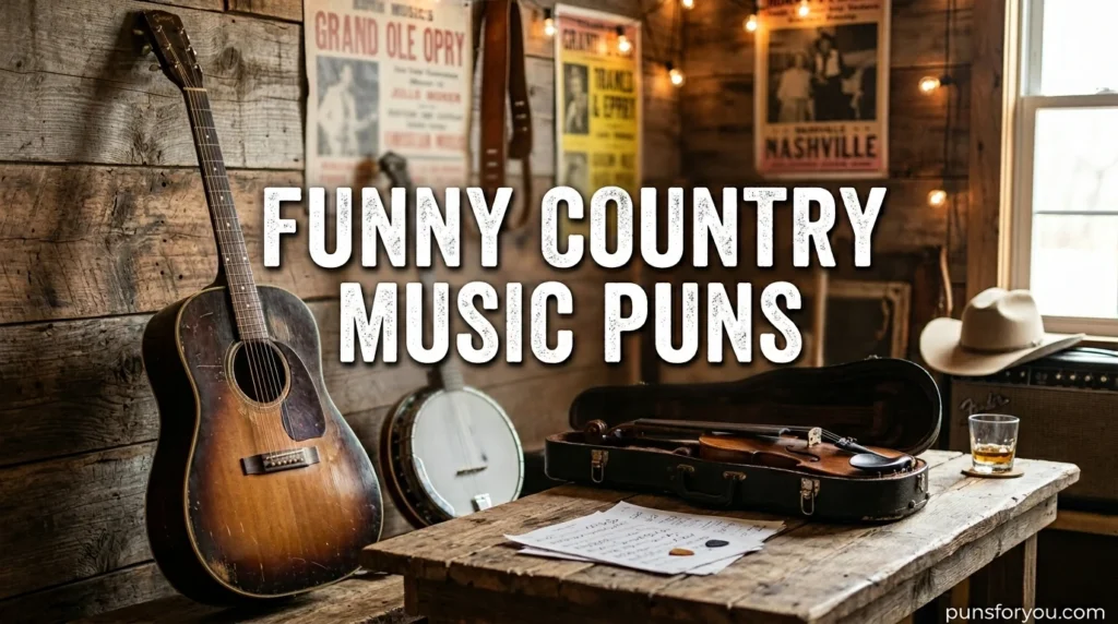 Funny Country Music Puns