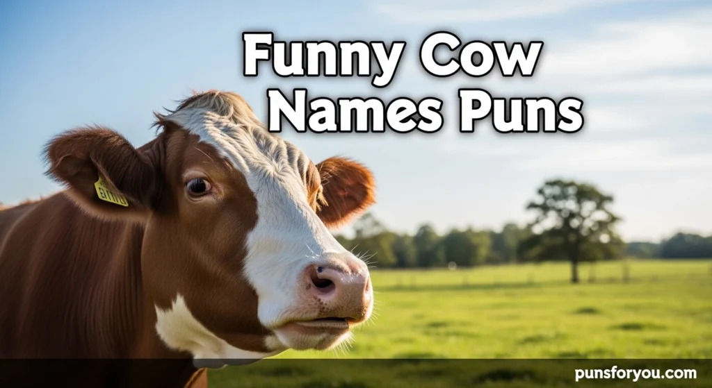 Funny Cow Names Puns