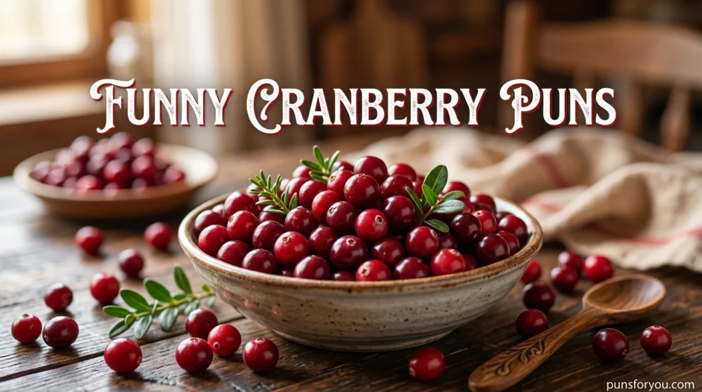 Funny Cranberry Puns