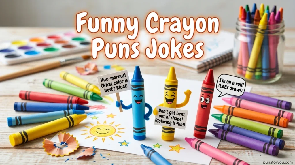 Funny Crayon Puns Jokes