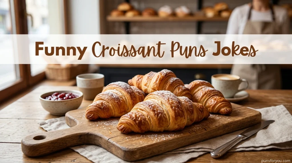 Funny Croissant Puns Jokes