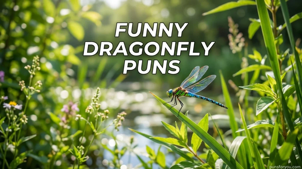 Funny Dragonfly Puns