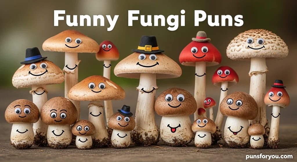 Funny Fungi Puns