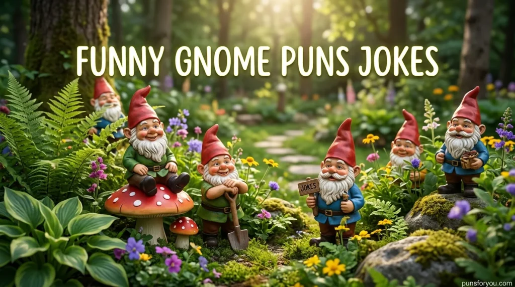 Funny Gnome Puns Jokes