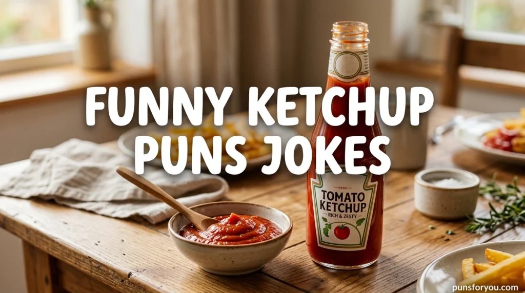 Funny Ketchup Puns Jokes