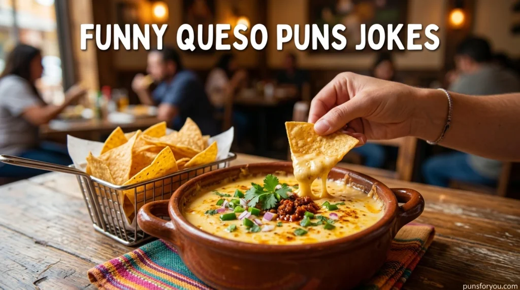 Funny Queso Puns Jokes
