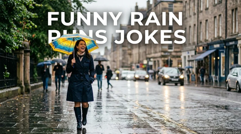 Funny Rain Puns Jokes