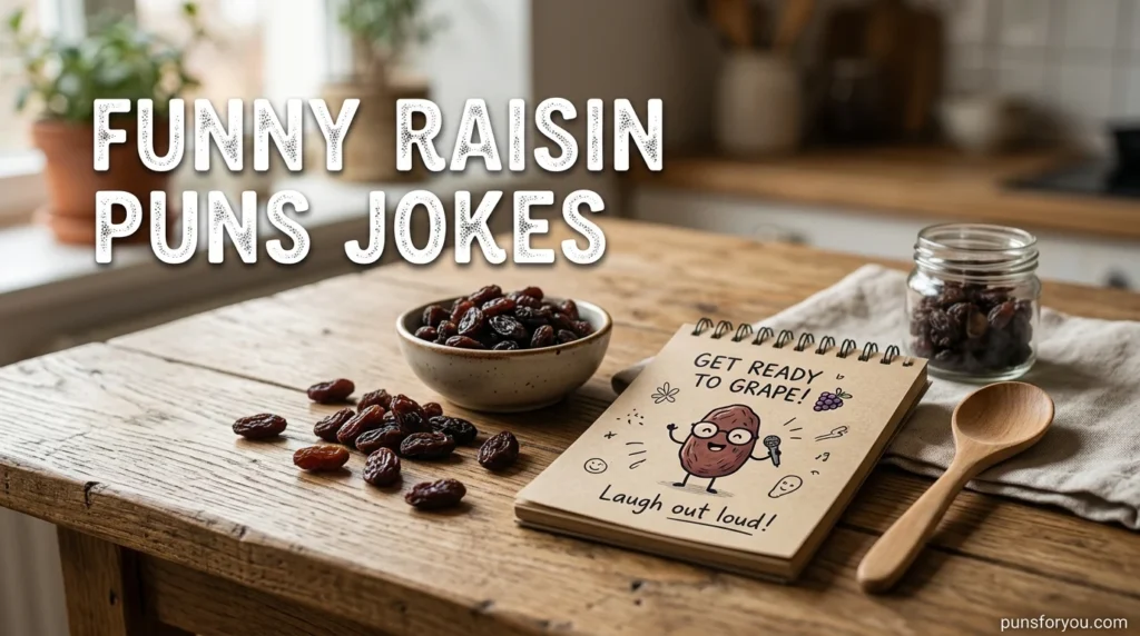 Funny Raisin Puns Jokes