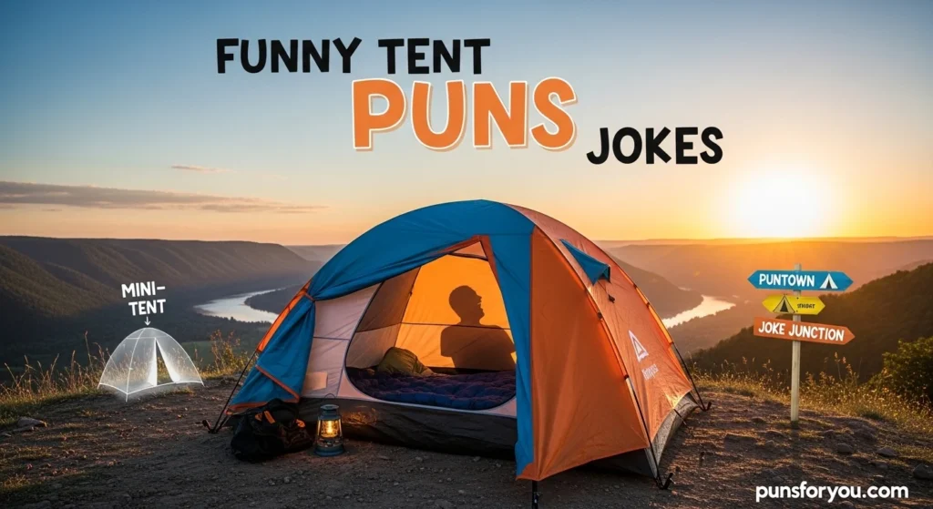 Funny Tent Puns Jokes