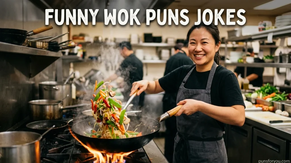 Funny Wok Puns Jokes