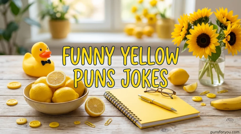 Funny Yellow Puns Jokes