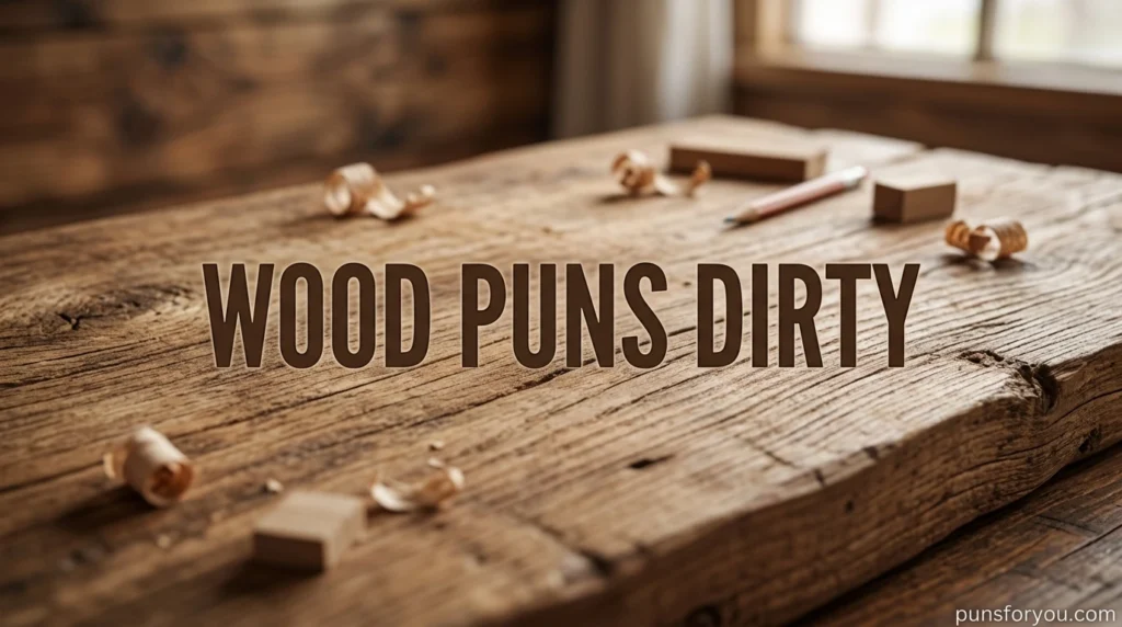 Wood Puns Dirty