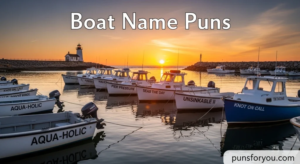 Boat Name Puns