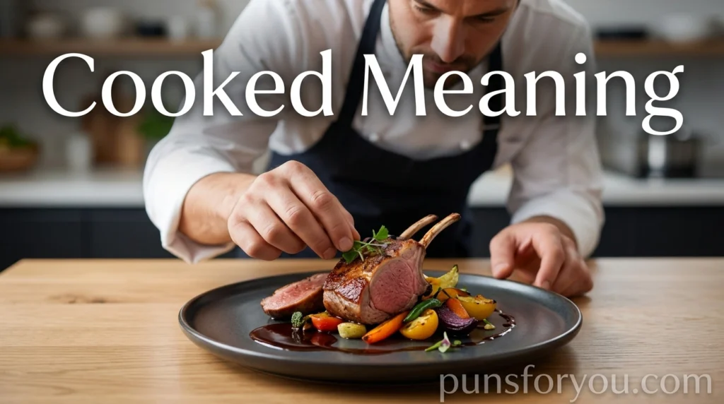 Cooked Meaning