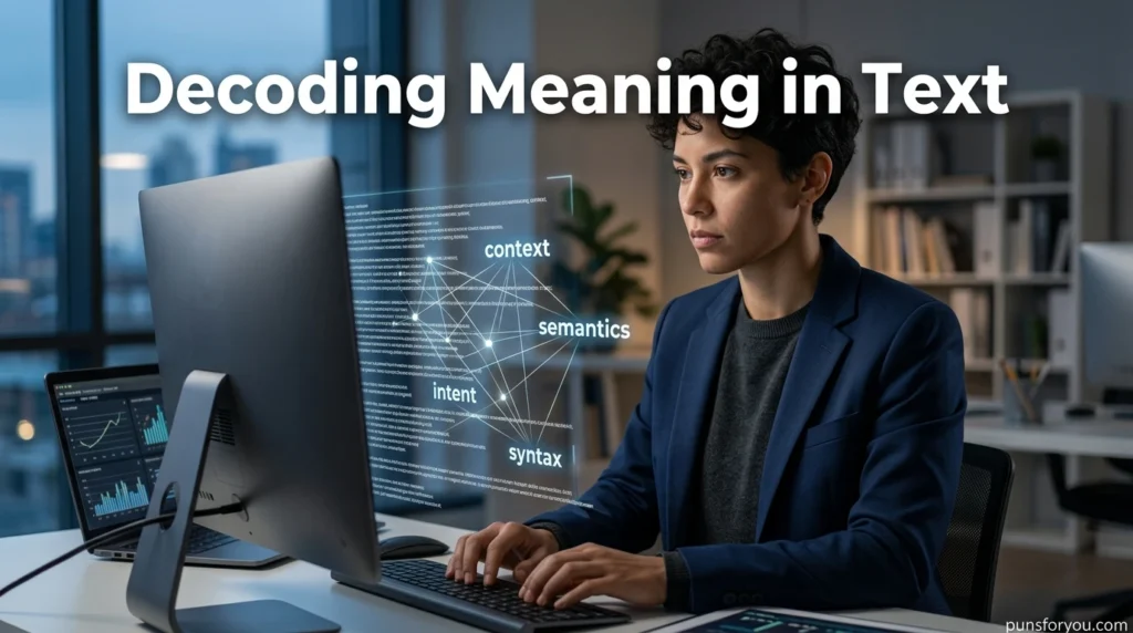 Decoding Meaning in Text