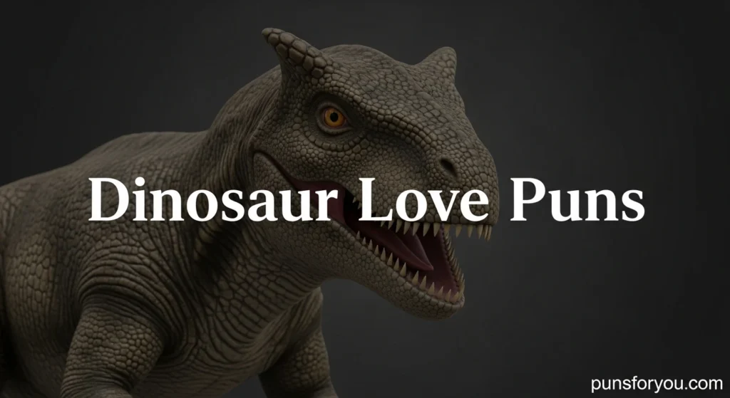 Dinosaur Love Puns