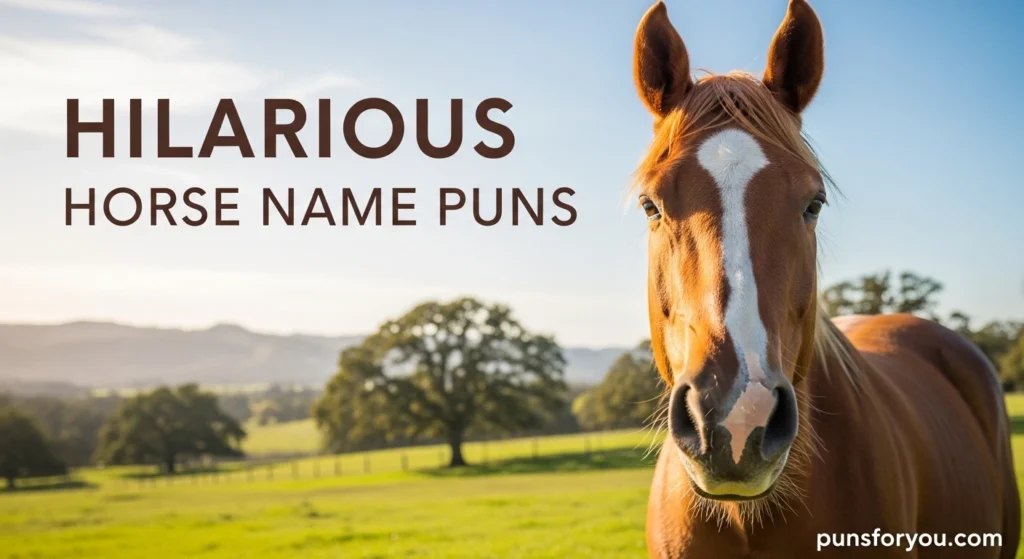 Hilarious Horse Name Puns
