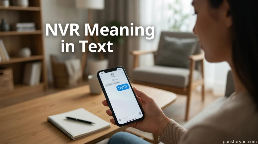 nvr meaning in text