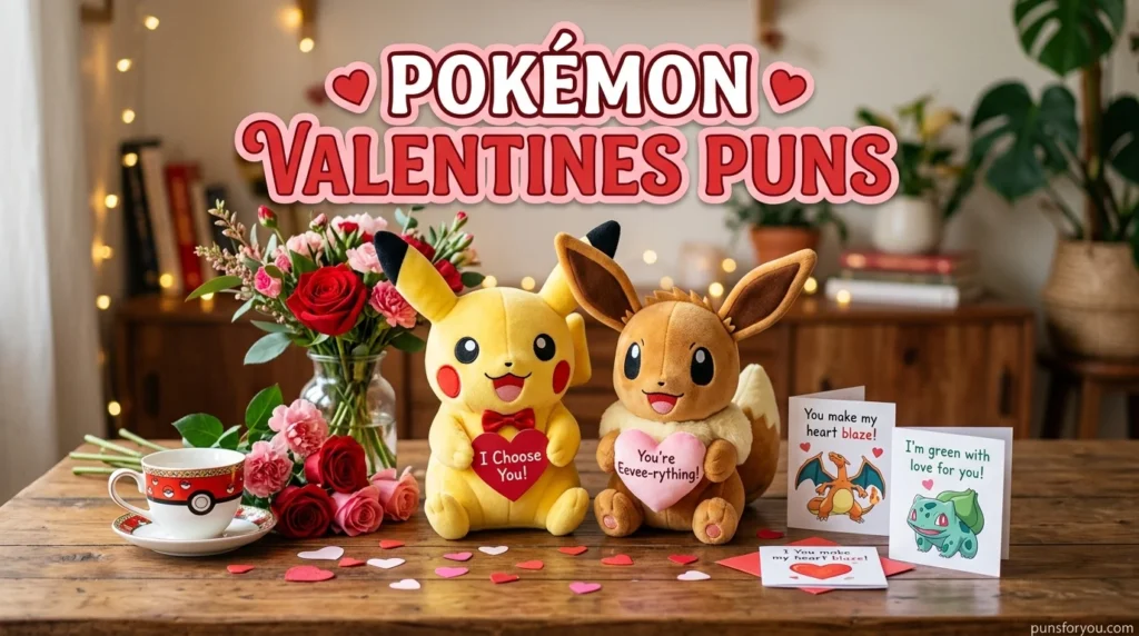 Pokémon Valentines Puns