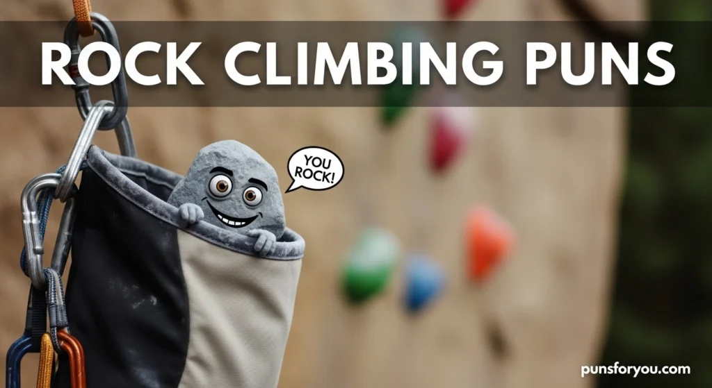 Rock Climbing Puns