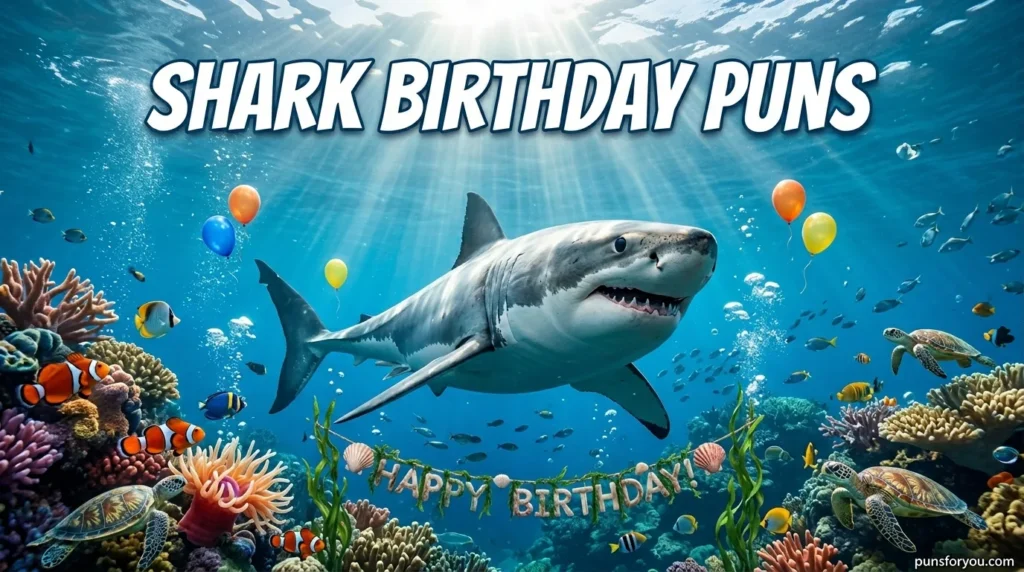 Shark Birthday Puns