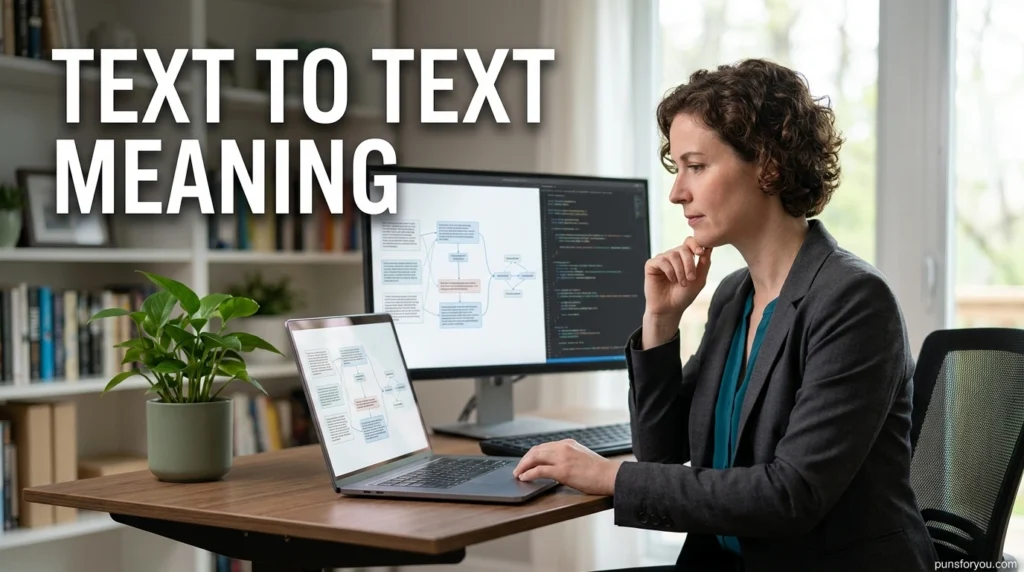 Text to Text Meaning
