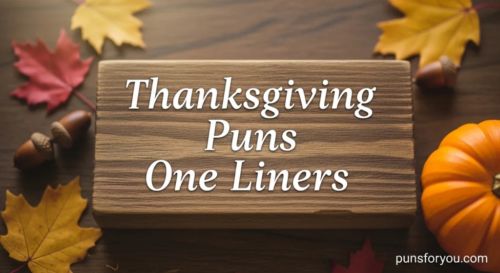 Thanksgiving Puns One Liners