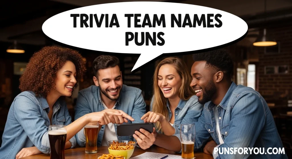 Trivia Team Names Puns