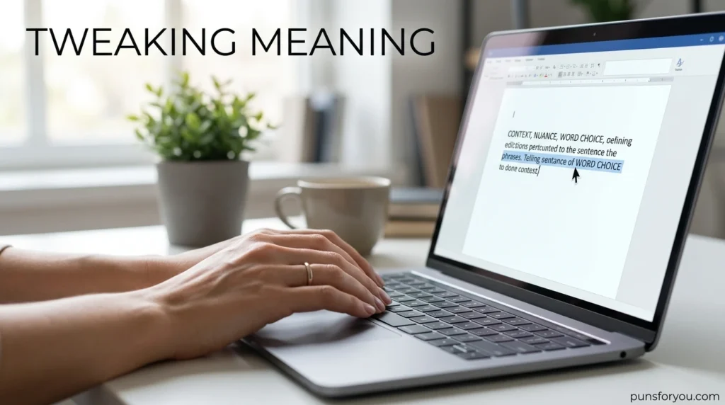 Tweaking Meaning