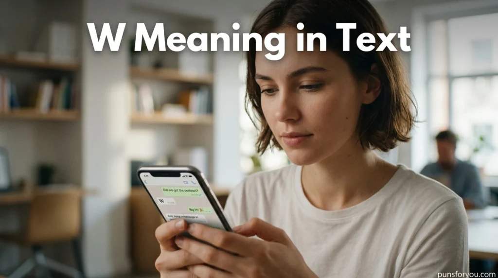 W Meaning in Text