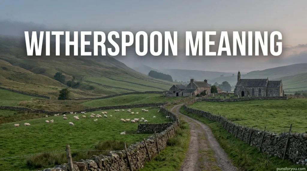 Witherspoon Meaning